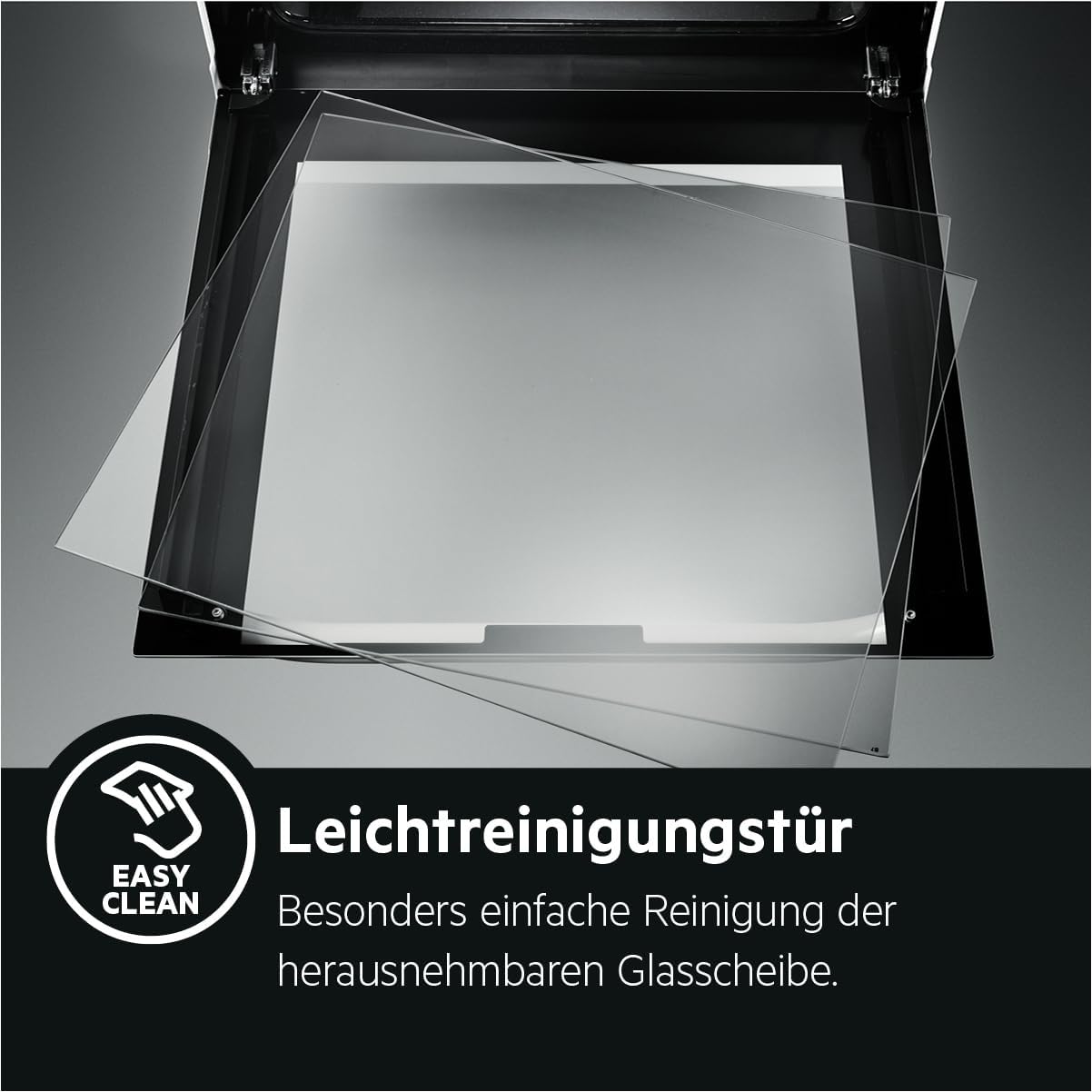 AEG BPE53506BM Einbau-Backofen, Pyrolyse Selbstreinigung, Serie 6000 Ringheißluft