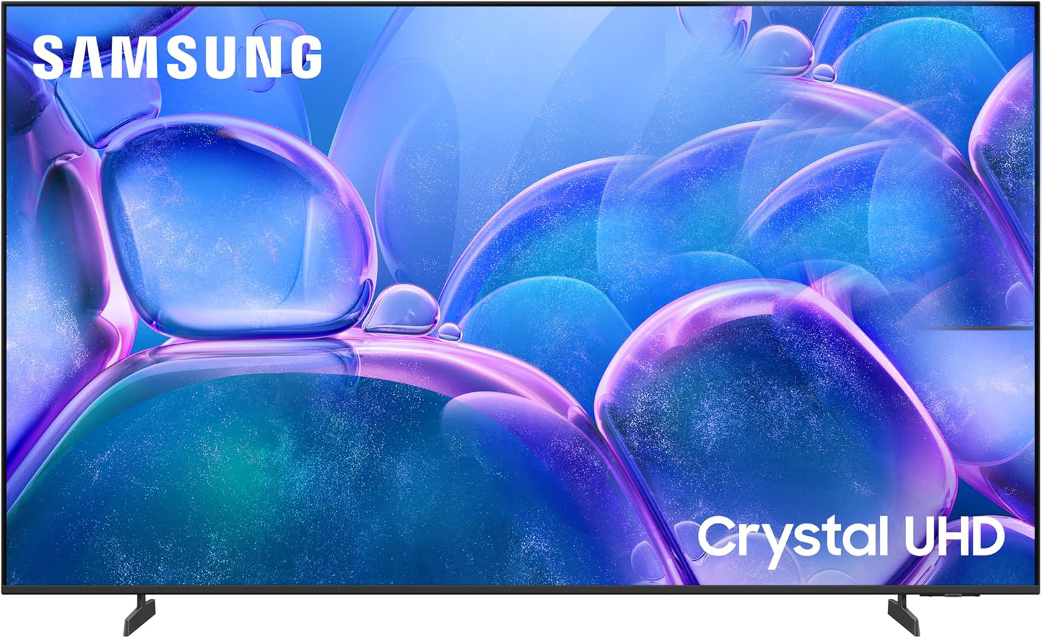 Samsung GU65U7099FUXZG Schwarz Crystal UHD 4K U7099F 65 Zoll (163 cm) LED Fernseher, Crystal Prozessor 4K