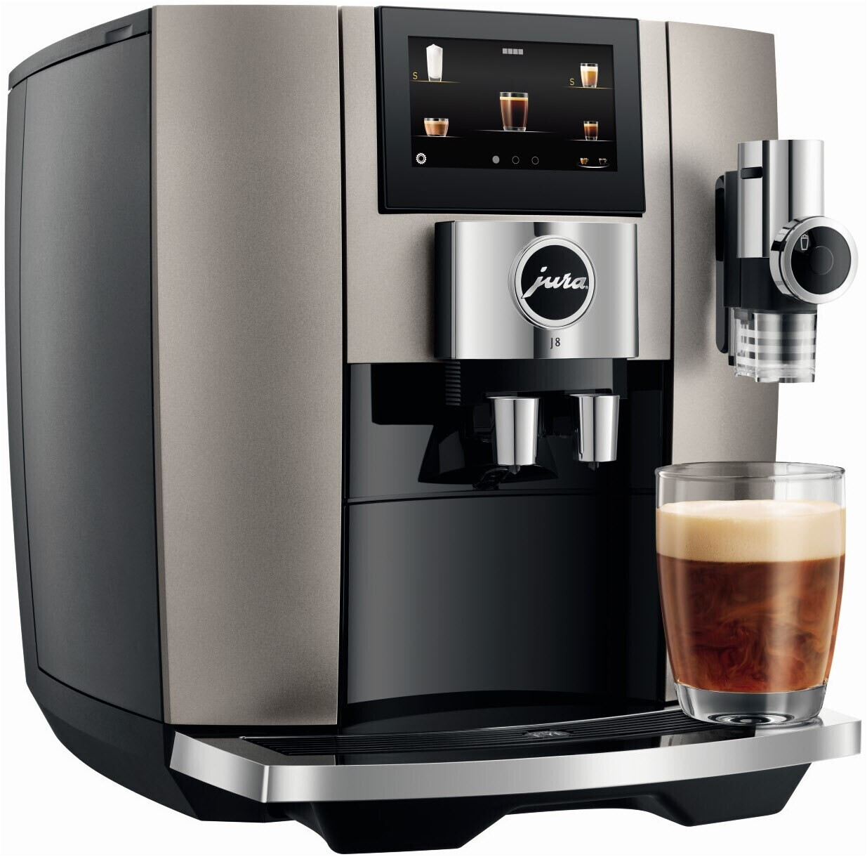 Jura J8 EA Midnight Silver 15471 Kaffeevollautomat  Wireless ready