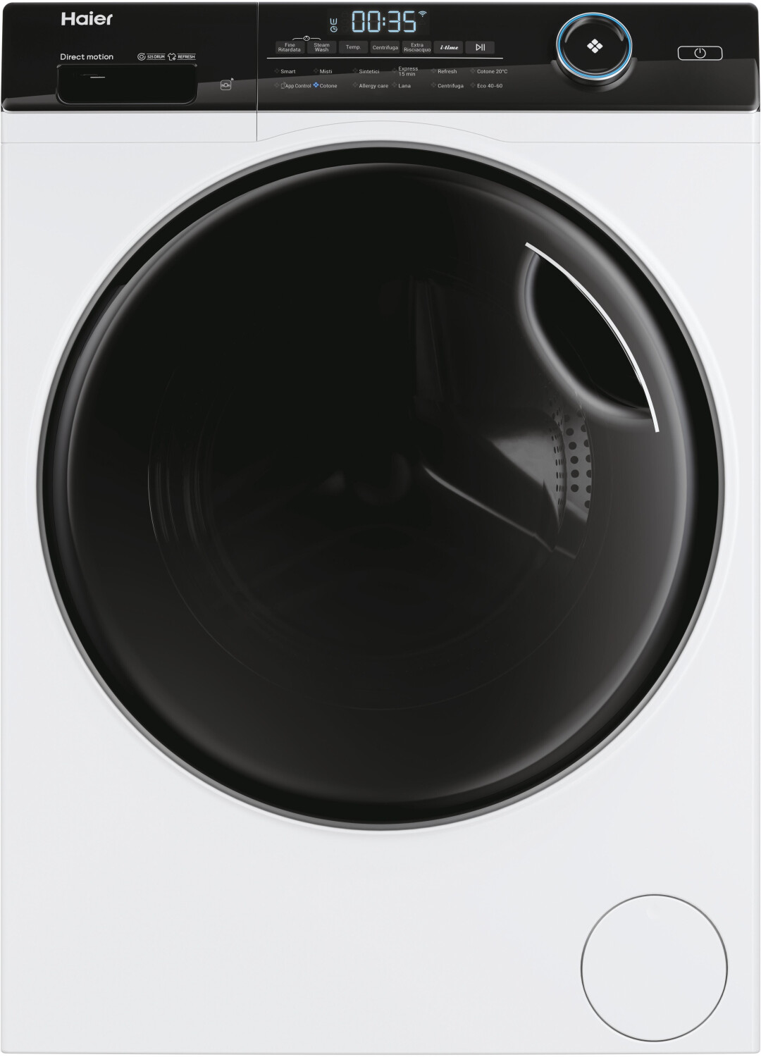 Haier HW80-B14959TU1  Frontlader  8 kg  1.330 U/Min  wählbare Temperatur  217 min Waschdauer 