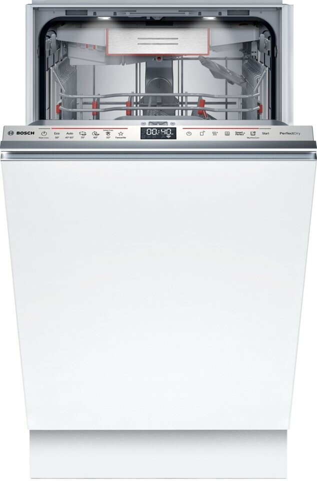 Bosch SPV6YMX08E Serie 6, Smarter Geschirrspüler Vollintegriert, 45 cm, Besteckschublade