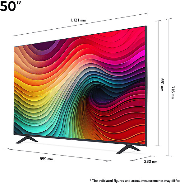 LG Ausstellungsstück 50NANO81T6A TV,  50 Zoll (127 cm) NanoCell Fernseher 