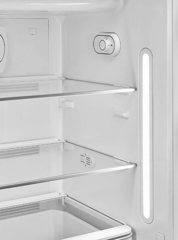 Smeg 50-iger Style Kühlschrank/Gefrierfach R Limette FAB28RLI5