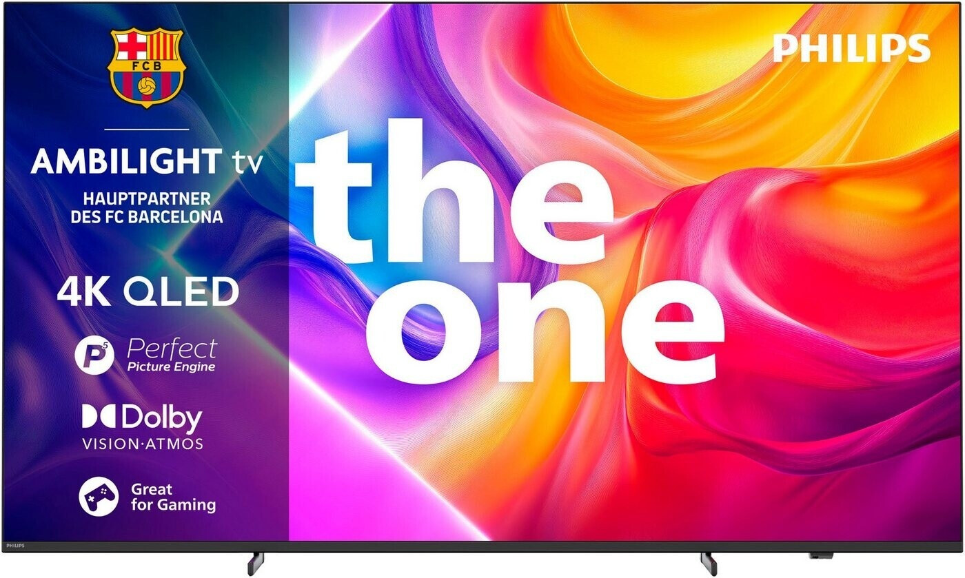 Philips Ausstellungsstück 75PUS9000 Ambilight 'The One' 4K QLED Smart TV - 75 Zoll Display mit P5 Perfect Picture Engine