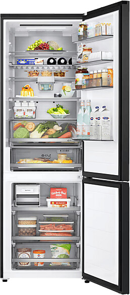 LG GBBW726CEV Kühl-Gefrier-Kombination Freistehend, EEK C, 565 l Nutzinhalt, Display, NoFrost, 3 Gefrierschubladen