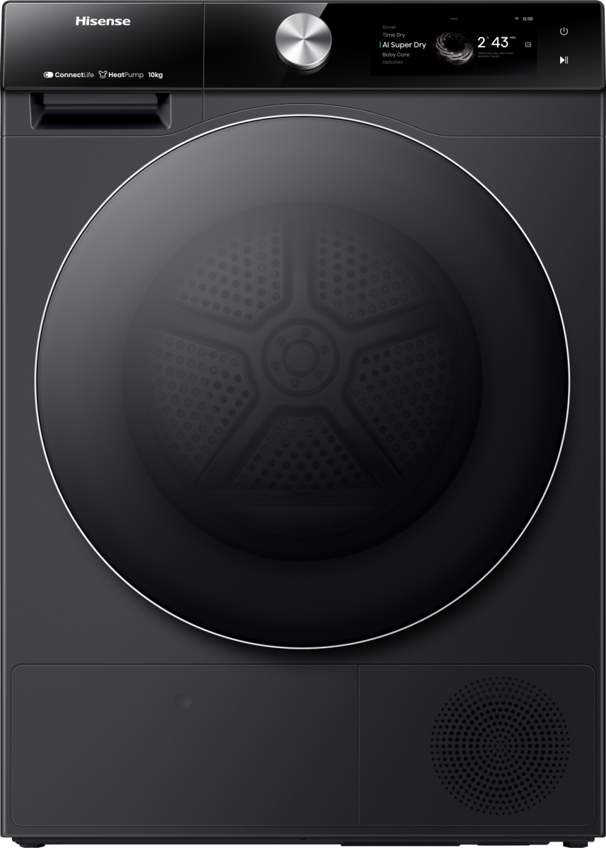 Hisense DH7S107BB Wärmepumpentrockner 10 kg – WiFi