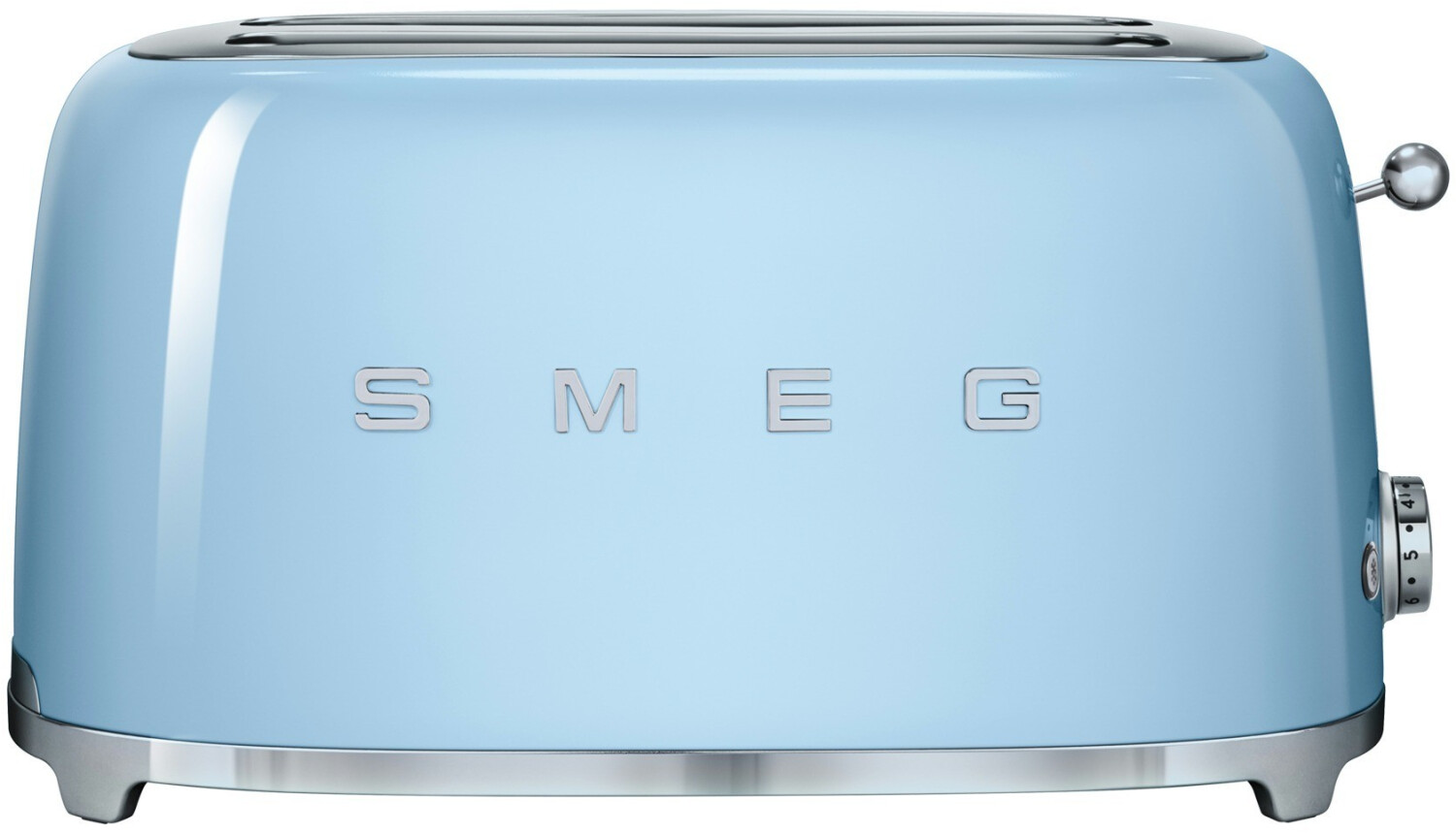 Smeg TSF02PBEU  4-Scheiben-Toaster  1.500 Watt  Krümelschublade  Stopptaste  6 Stufen 