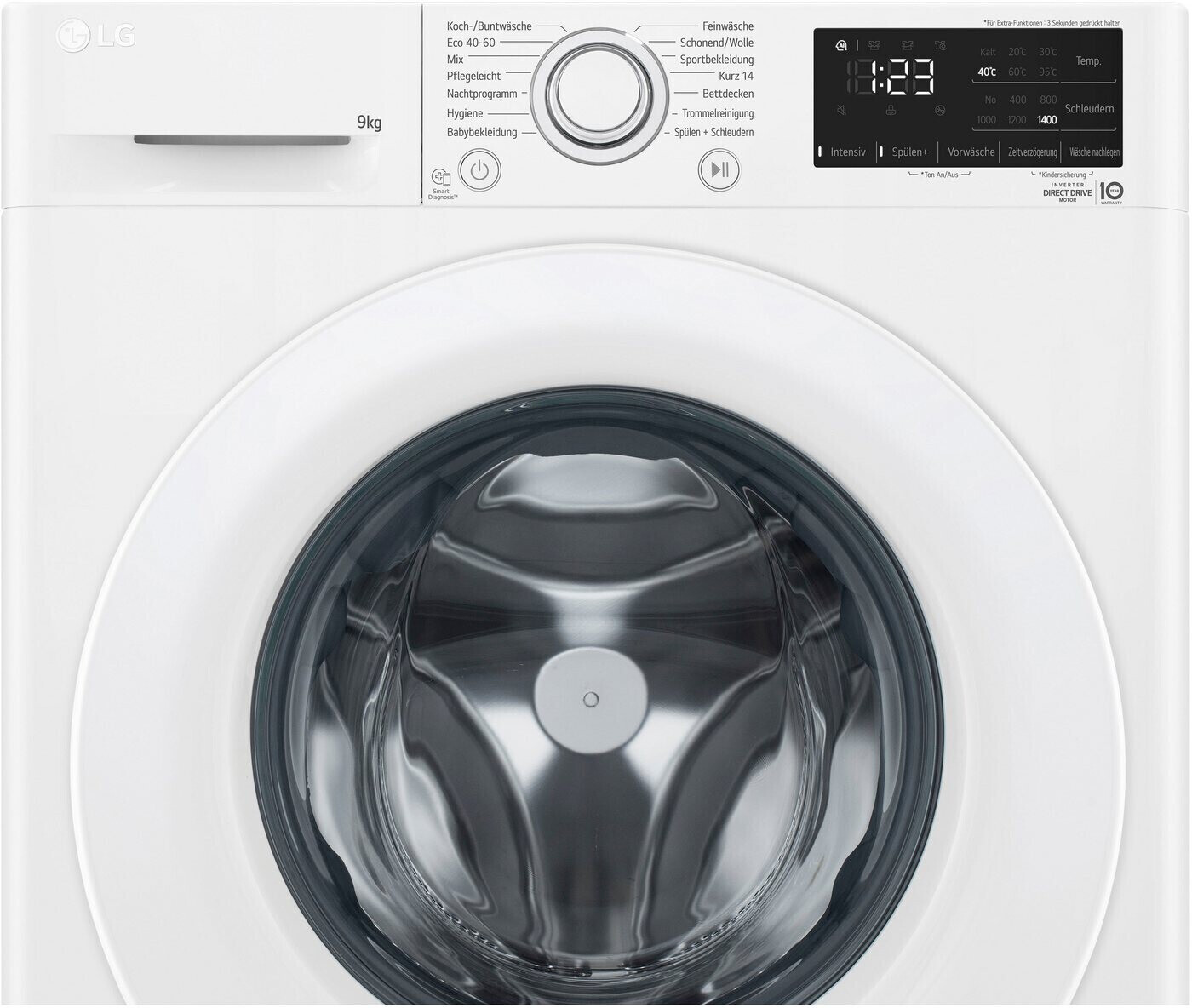 LG  F4NV3193  Frontlader Waschmaschine, 9 kg  1.400 U/Min