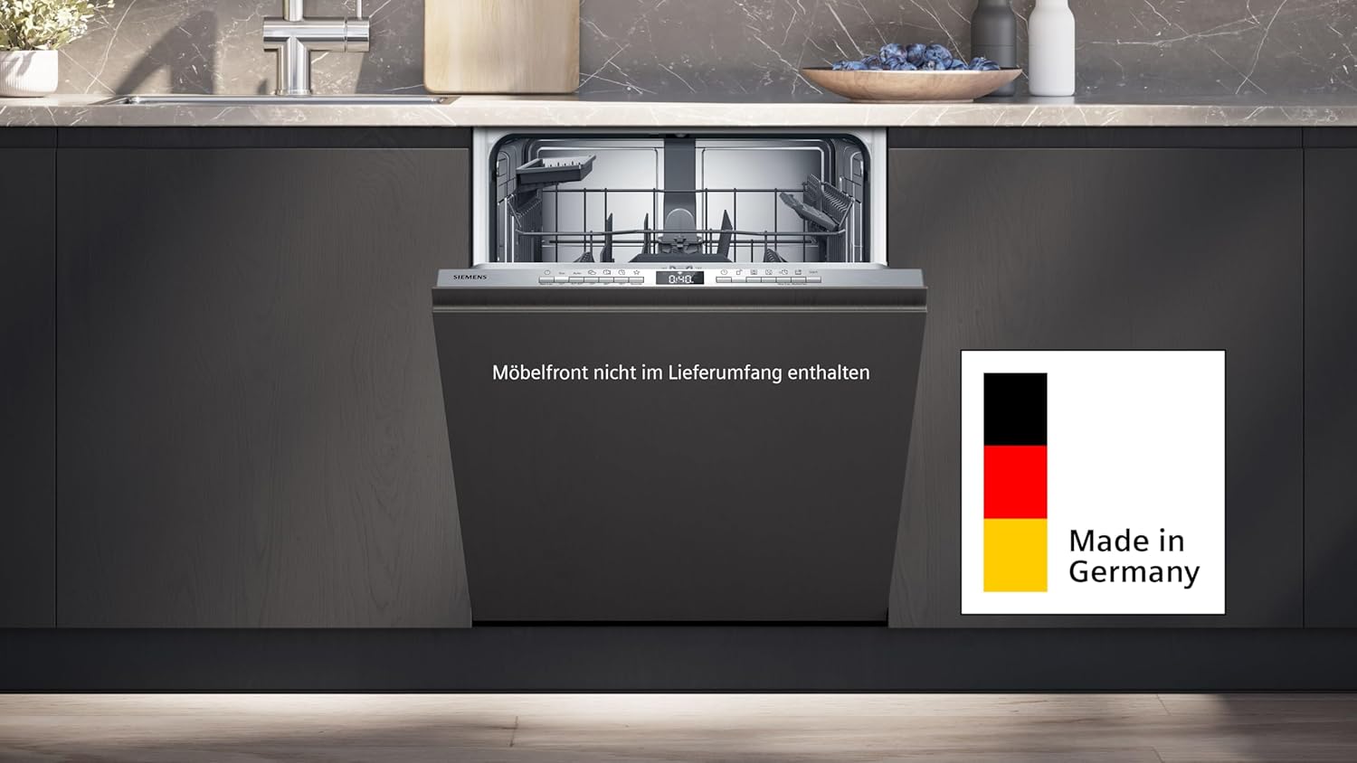  Siemens SX63EX22AE iQ300 Smarter Geschirrspüler, Vollintegrierte Spülmaschine