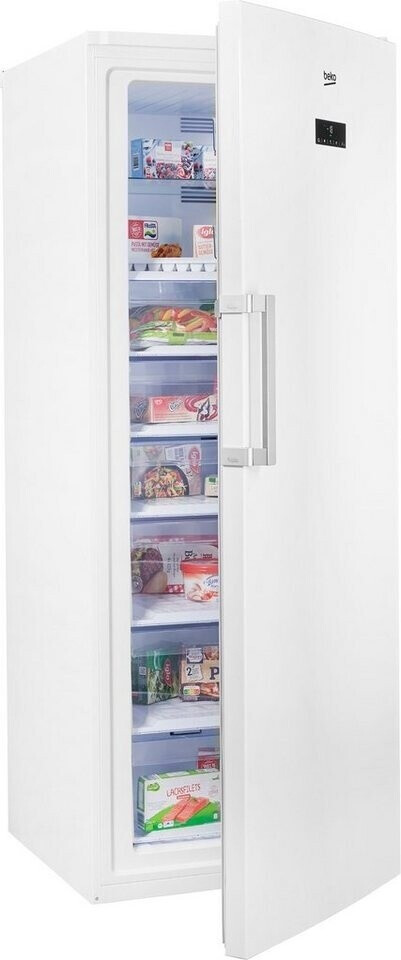 Beko RFNE448E45W Gefrierschrank, 404 l Nettovolumen, No Frost, Schnellgefrierfunktion, Standgefrierschrank