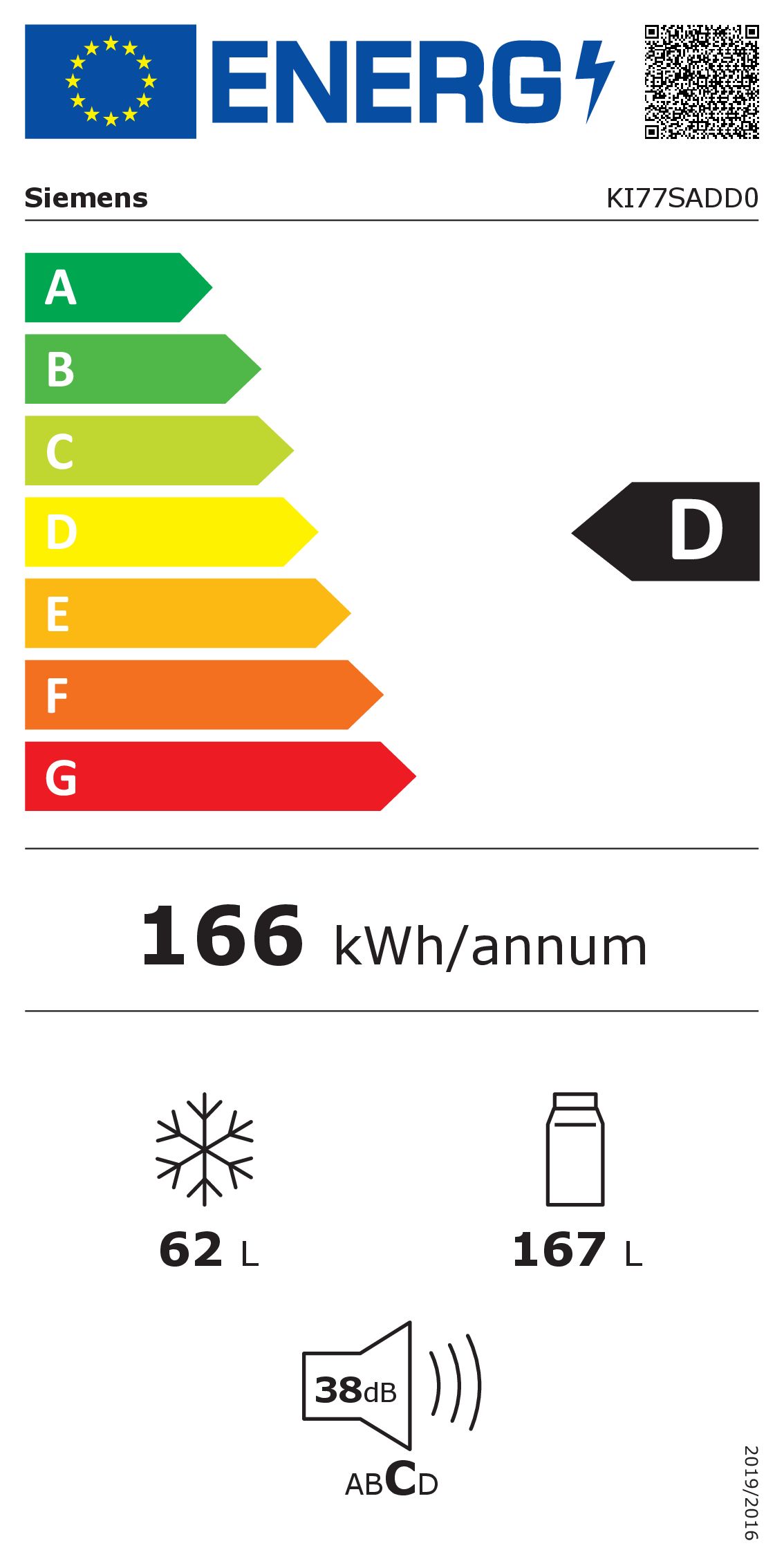 Siemens KI77SADD0 iQ500 Einbau-Kühlgefrierkombination Siemens KI77SADD0 iQ500 Einbau-Kühlgefrierkombination
