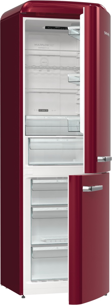 Gorenje ONRK619DR Kühl-Gefrier-Kombination Burgundy Rechts Gorenje ONRK619DR Kühl-Gefrier-Kombination Burgundy Rechts
