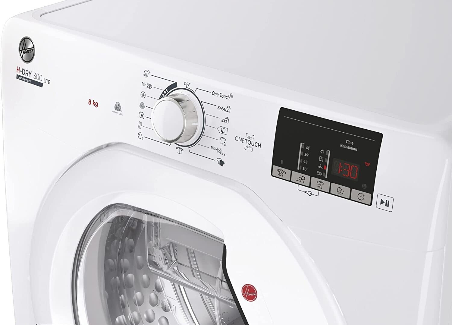 Hoover HLE C8DE-84 Kondenstrockner  Kondensationseffizienzklasse C  8 kg 