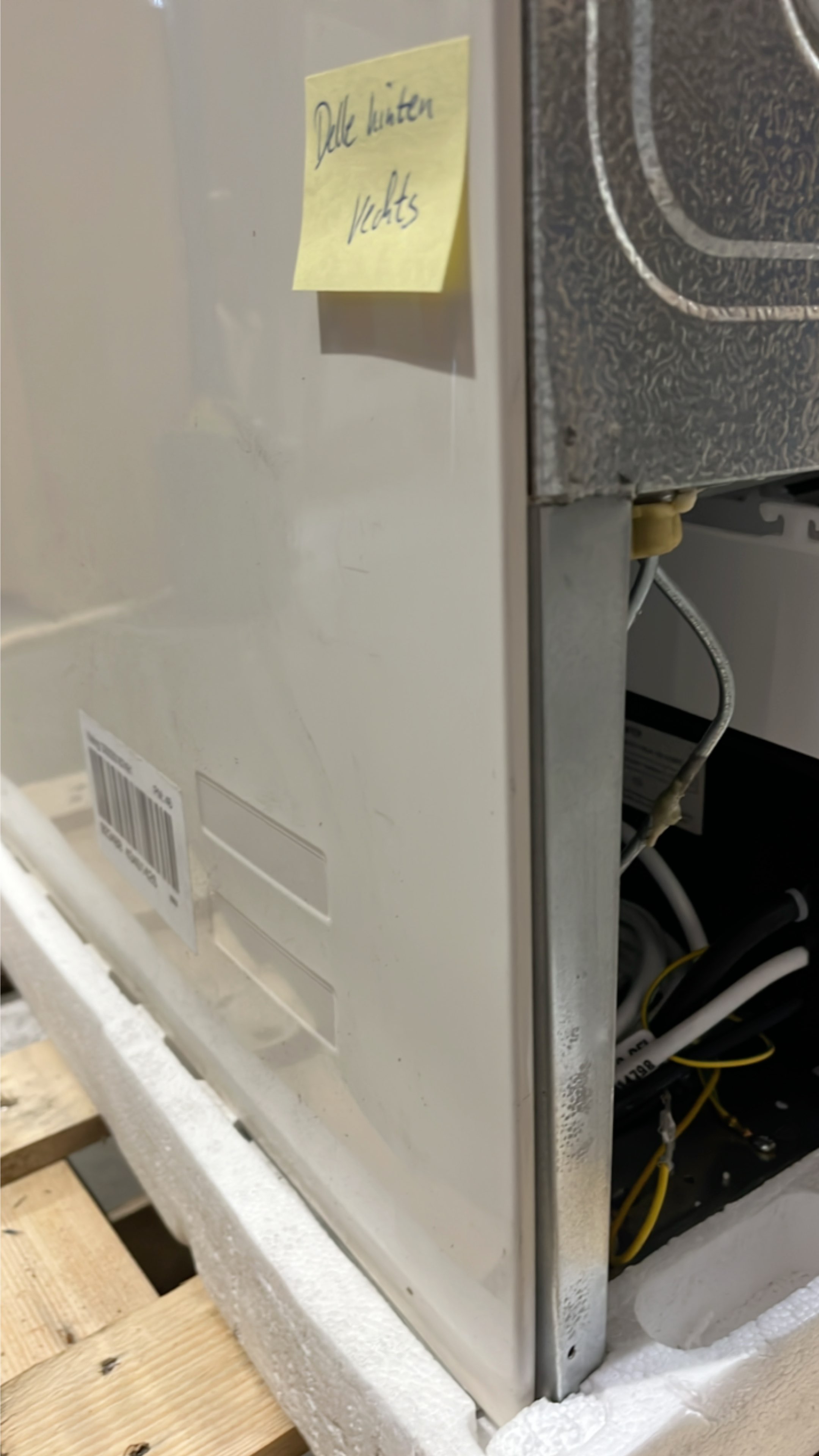 Gorenje B-Ware mit Schaden ONRK619DC Kühl-Gefrierkombination Champagne Creme  MG 821