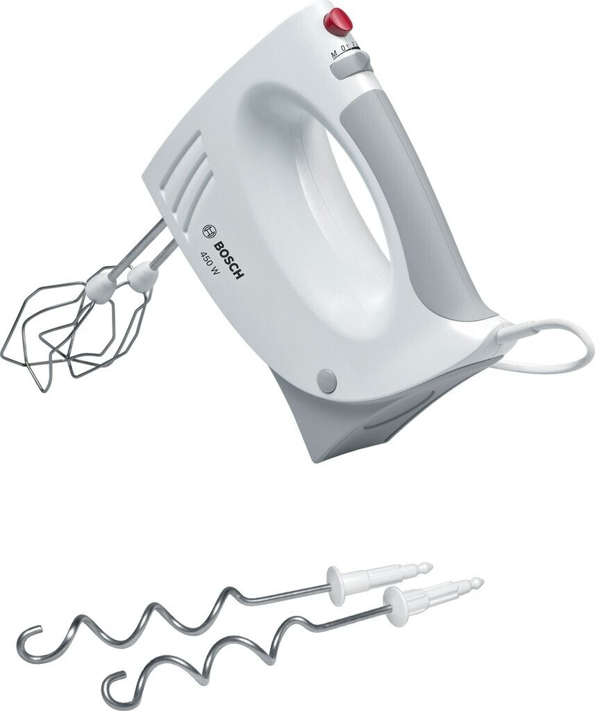 Bosch MFQ3530 Handrührgerät, 2 Rührbesen, 2 Edelstahl-Knethaken, spülmaschinengeeignet