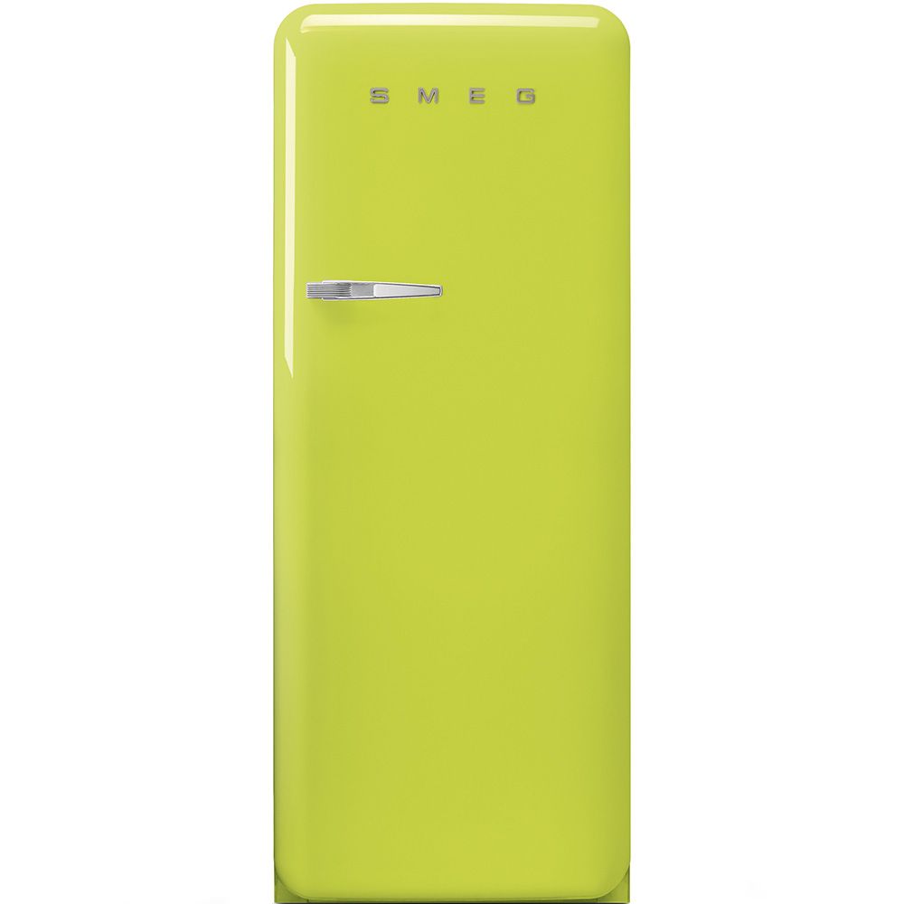 Smeg 50-iger Style Kühlschrank/Gefrierfach R Limette FAB28RLI5