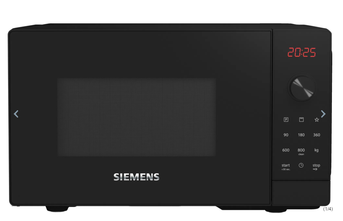 Siemens Ausstellungsstück BF523LMB3 iQ300 Einbau-Mikrowelle 50 x 38 cm Schwarz
