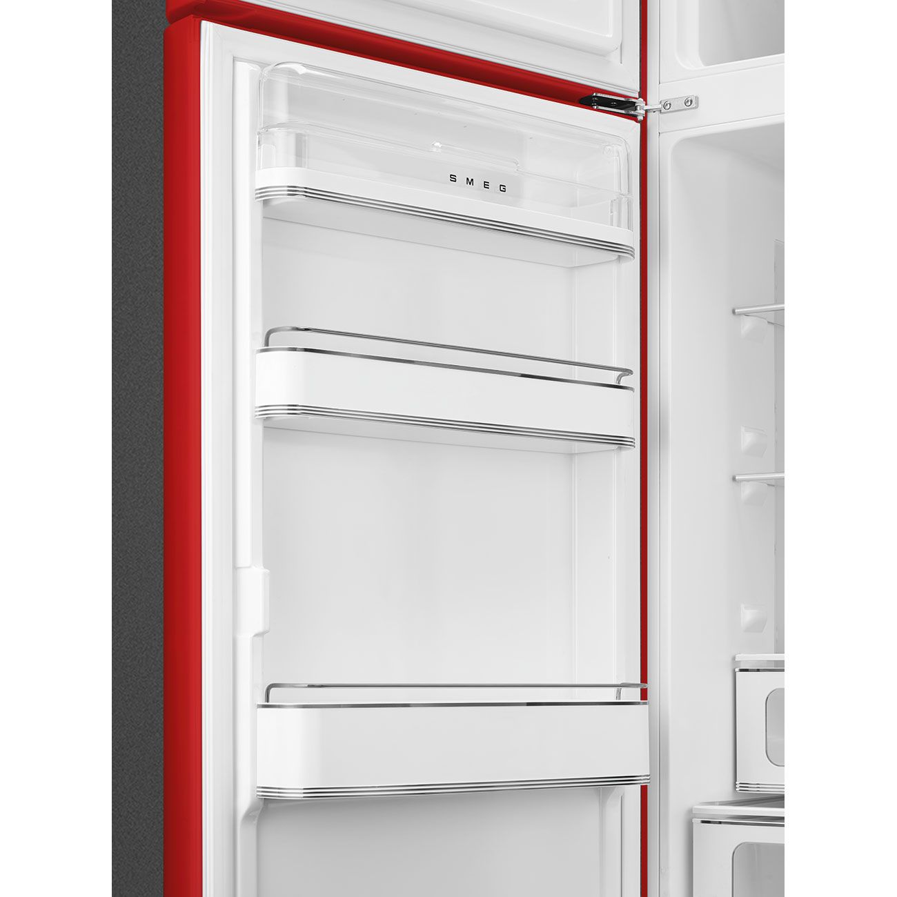 Smeg 50-iger Style Stand-Kühl-/Gefrierkombi L Rot FAB30LRD5