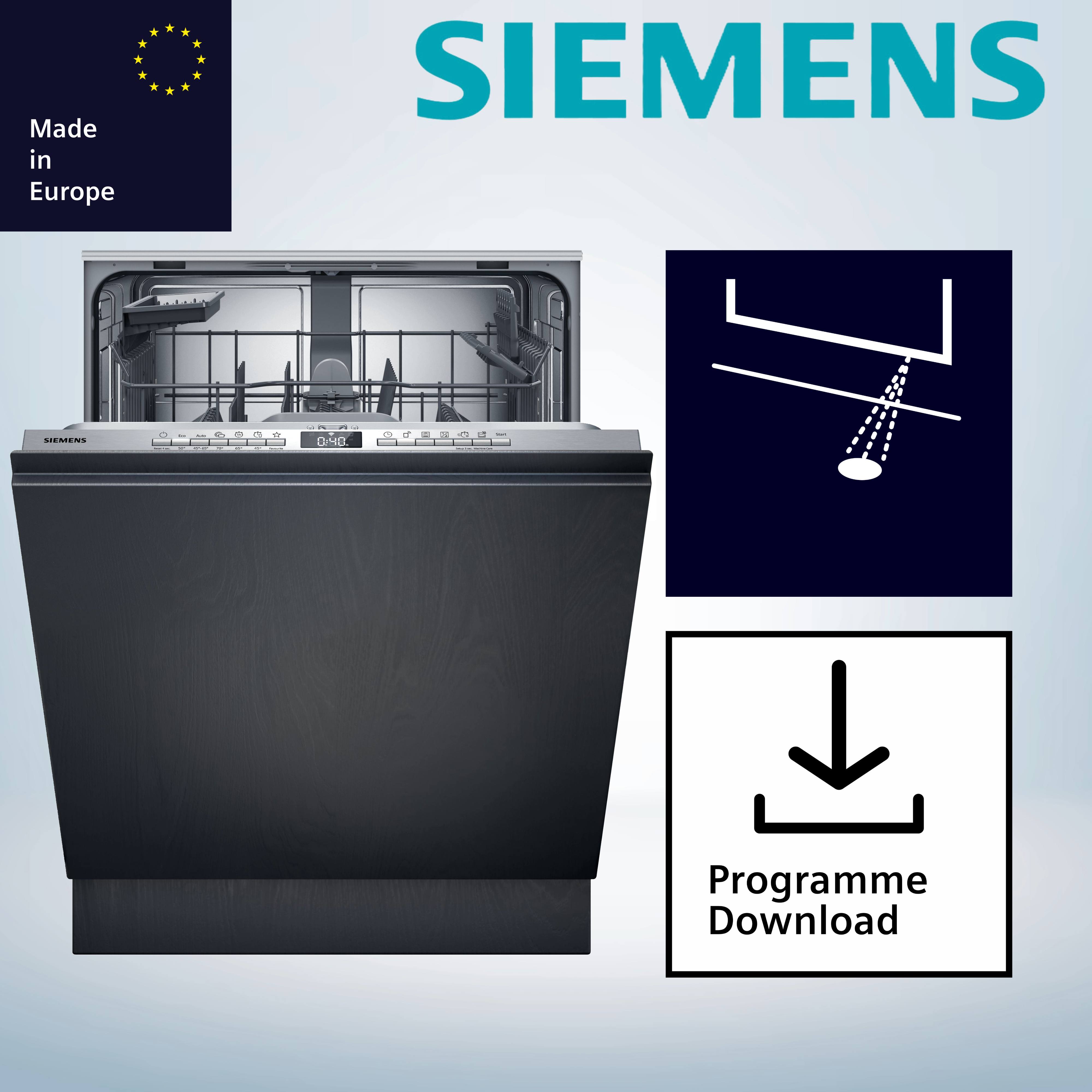 Siemens SX63HX15TE Vollintegrierter Geschirrspüler, 60 cm, XXL  Siemens SX63HX15TE Vollintegrierter Geschirrspüler, 60 cm, XXL