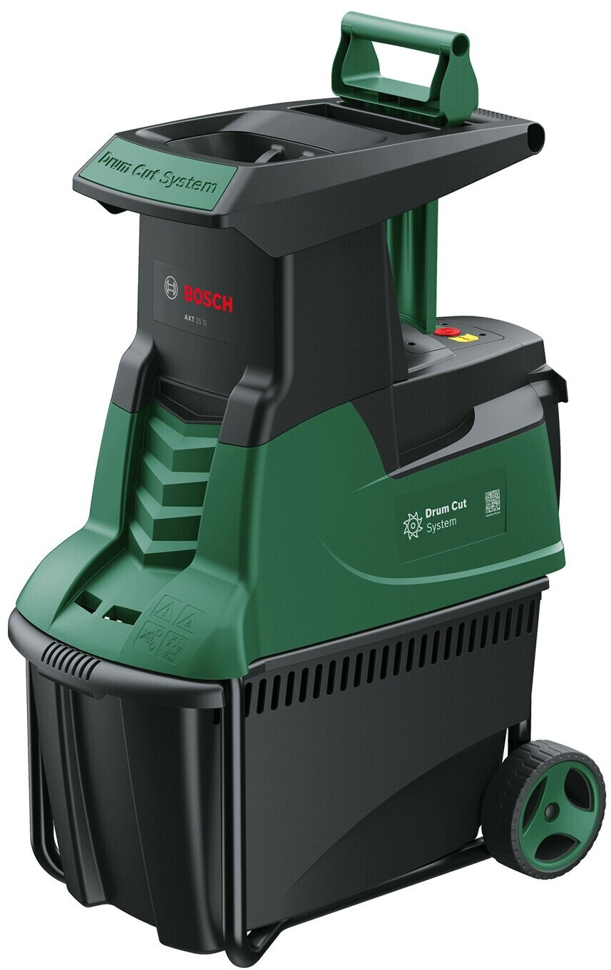 Bosch AXT 25 D (0600803103) Leisehäcksler (2.500 W; geeignet für Hartholz und Dornensträucher