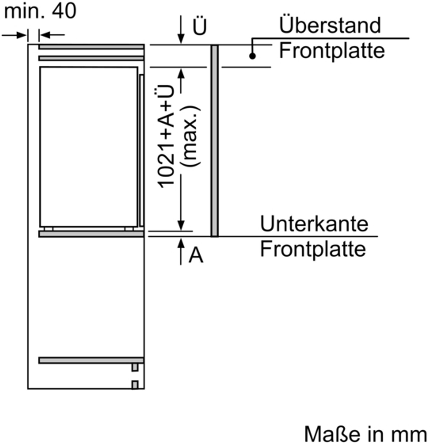  Siemens KI32LVFE0 Einbaukühlschrank