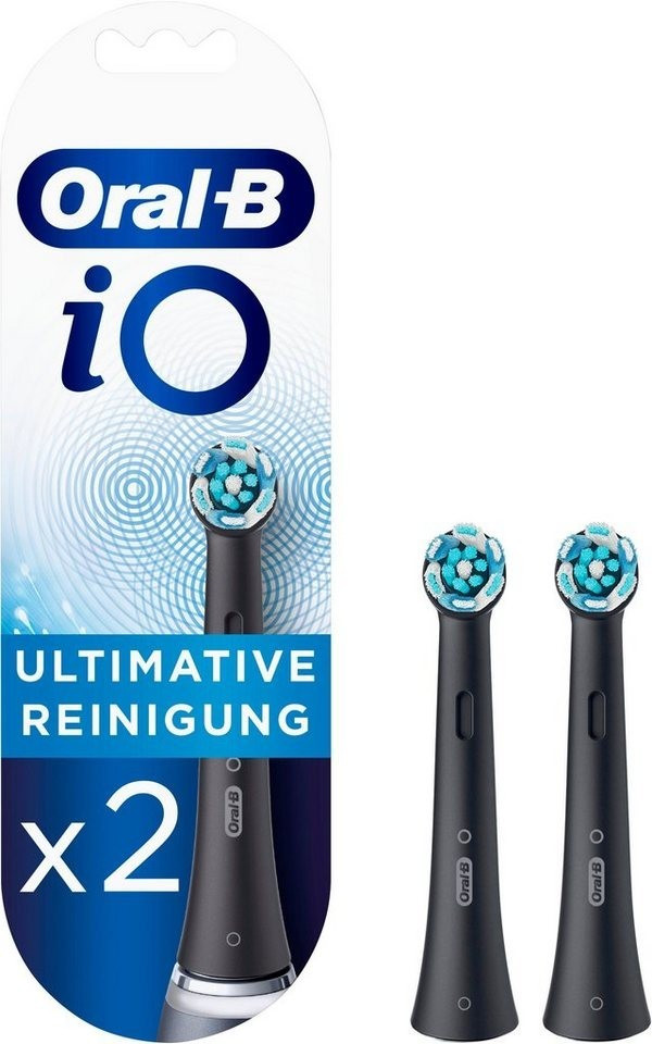 Oral-B iO Ultimative Reinigung Aufsteckbürsten schwarz (2 Stk.)