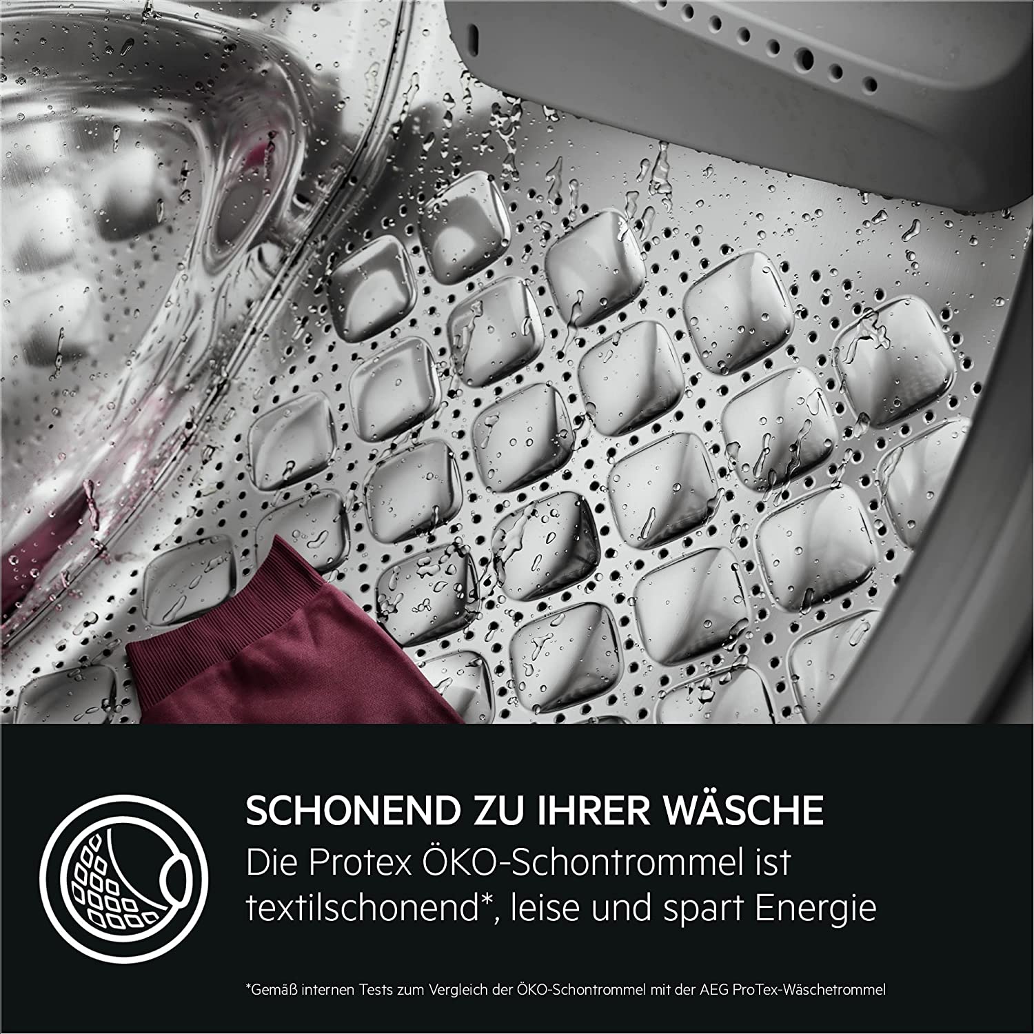 AEG LR7A70690 Waschmaschine Frontlader,  9 kg, 1.600 U/Min, Startzeitvorwahl
