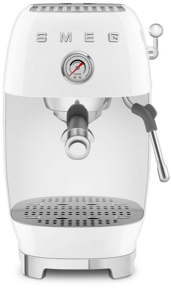 Smeg ECF03WHEU Siebträger-Kaffeemaschine (Weiß)