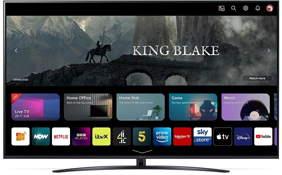 LG Ausstellungsstück  75UR81006LJ  4K-Fernseher  LED  3.840 x 2.160 Pixel  75 Zoll