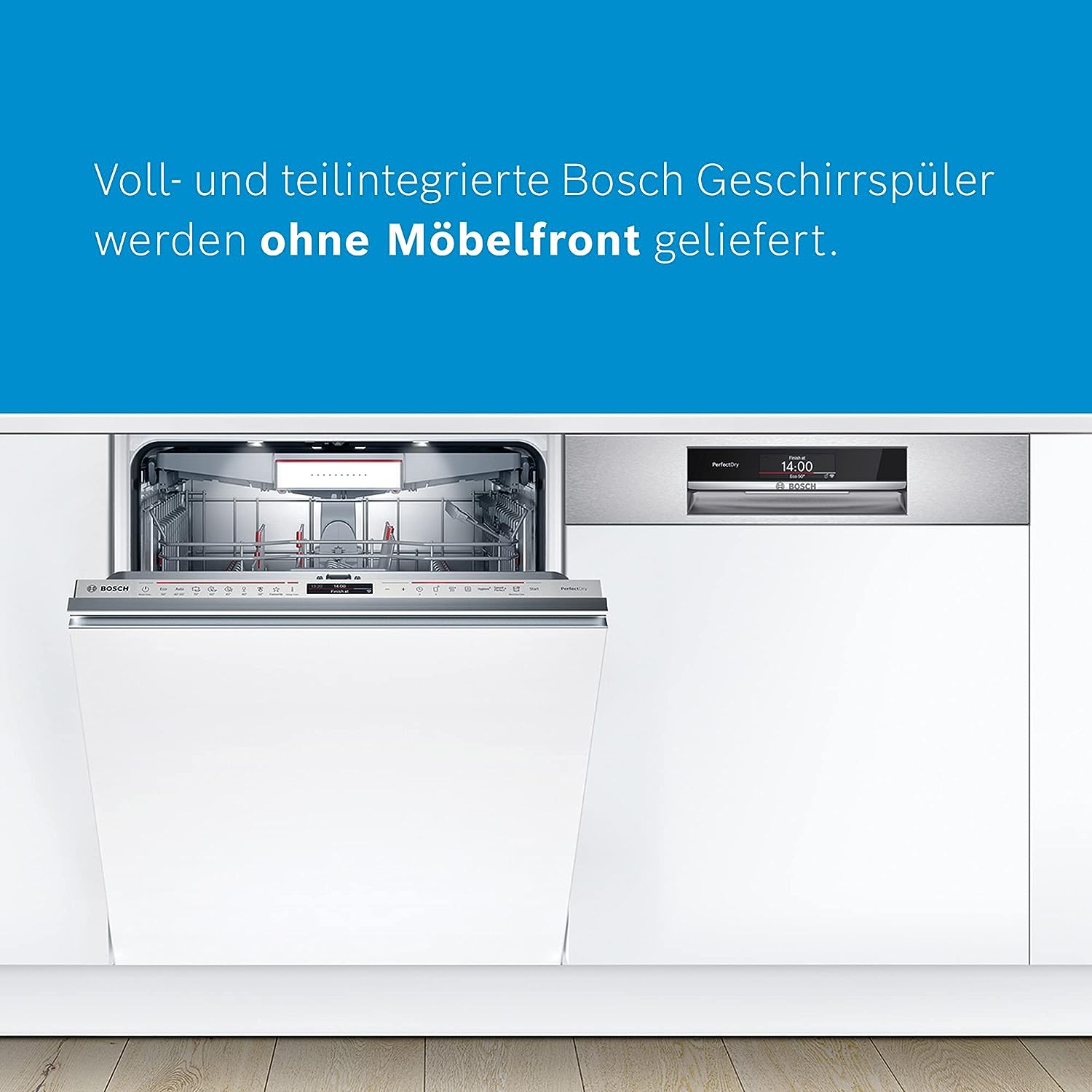 Bosch SMU6ZCS49E  Unterbau-Geschirrspüler  unterbaufähig  Anzahl Maßgedecke 14 