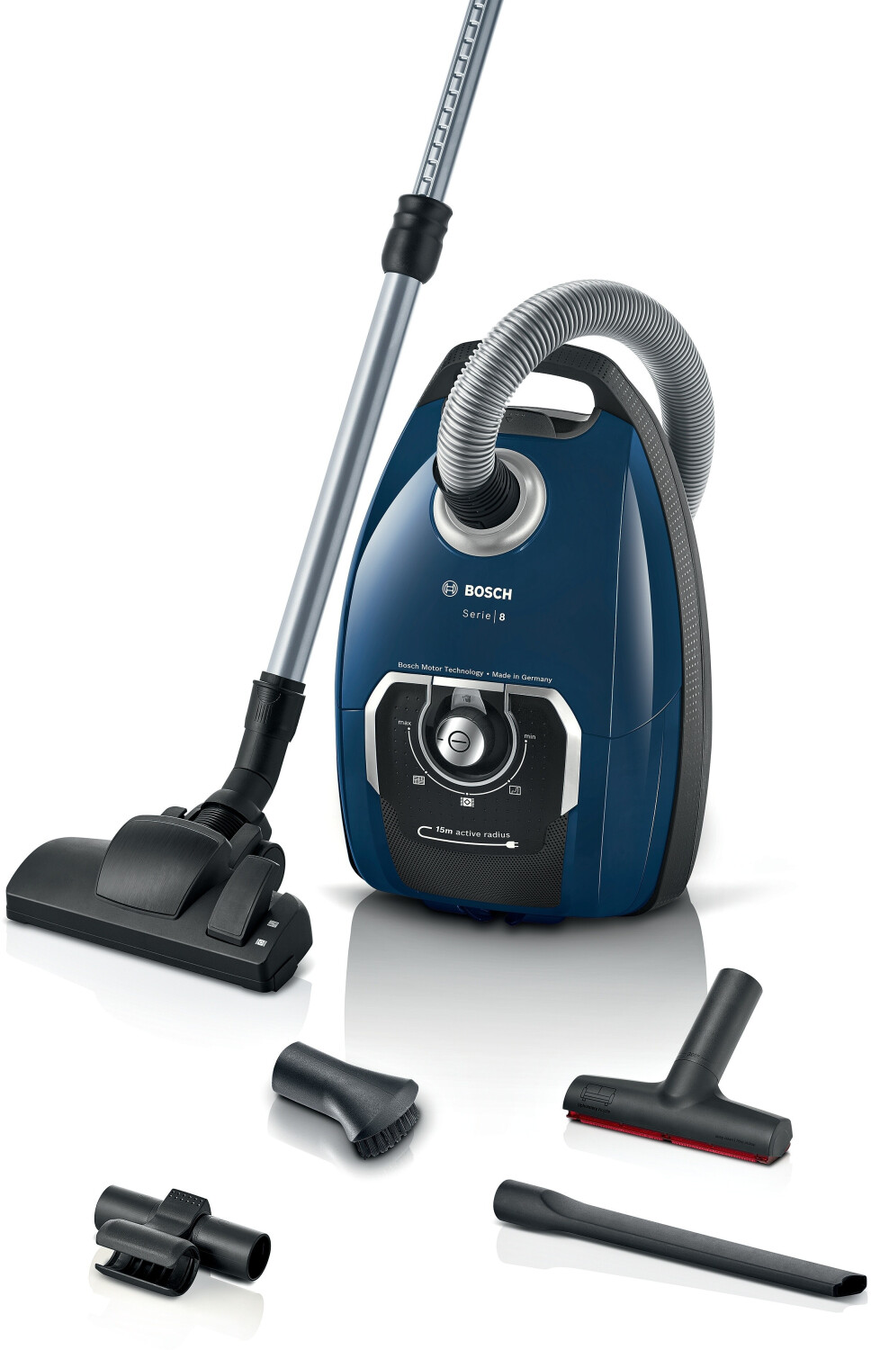 Bosch BGL8XPER Staubsauger mit Beutel Serie 8, ideal für Allergiker, Hygiene-Filter