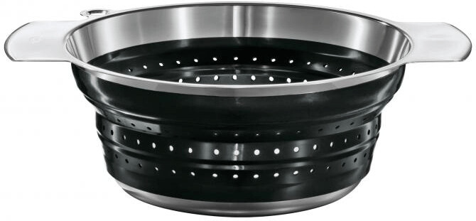 Rösle Seiher faltbar 24 cm schwarz