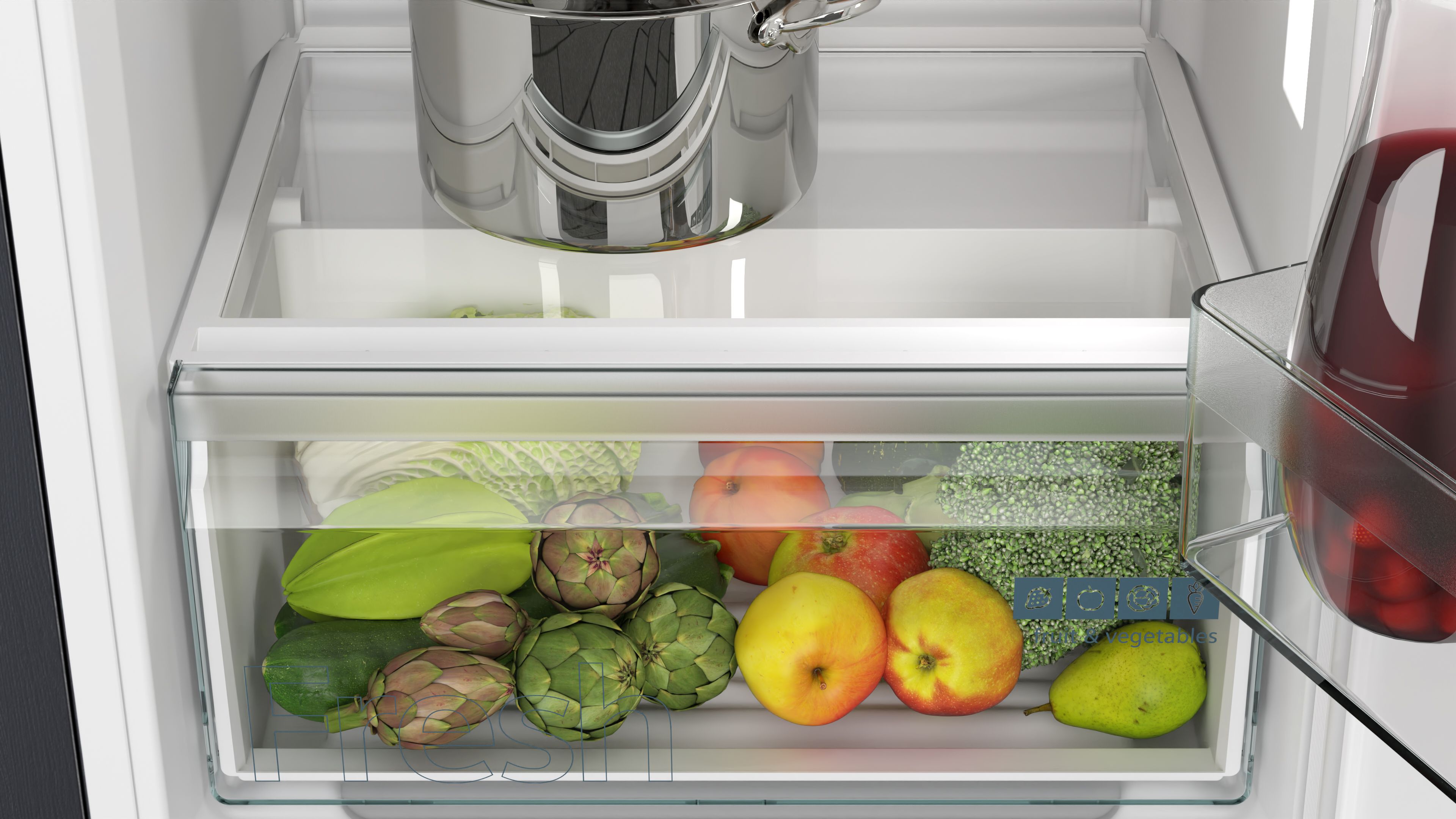 Siemens KI22LNSE0 iQ100 Einbau-Kühlschrank mit Gefrierfach