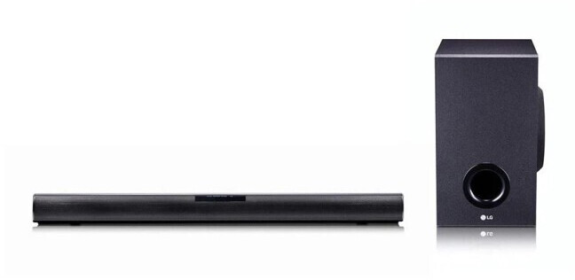 LG SQC1 Soundbar mit Subwoofer  2.1  Wireless Subwoofer  Bluetooth