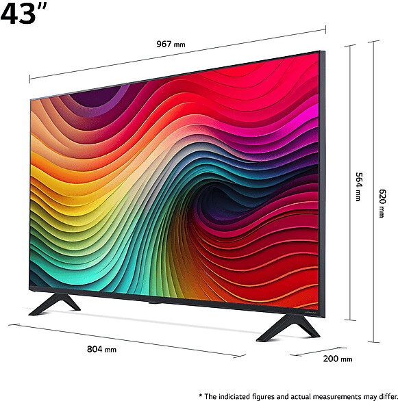  LG 43NANO81T6A 43 Zoll (109 cm) NanoCell Fernseher 