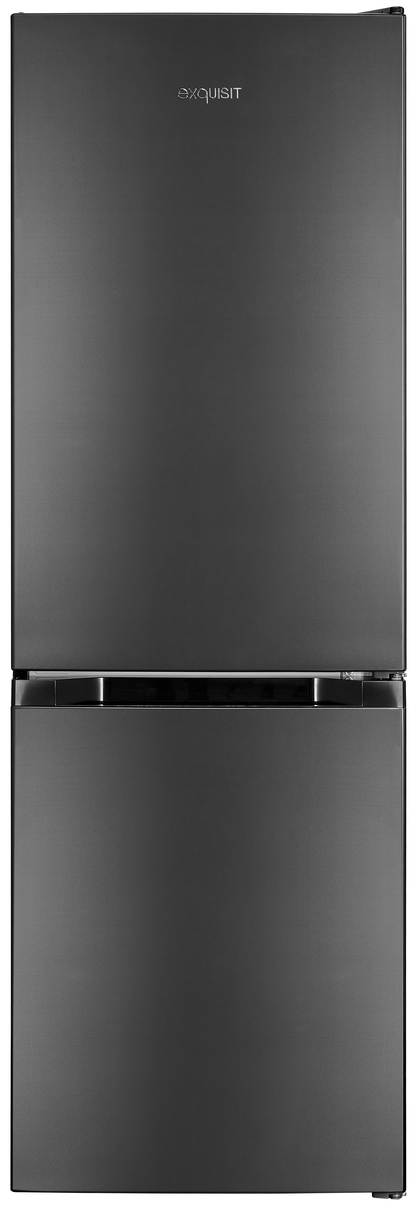 Exquisit KGC231-60-E-050C – Stilvolle Kühl-Gefrierkombination in Inoxlook-az, 157 Liter