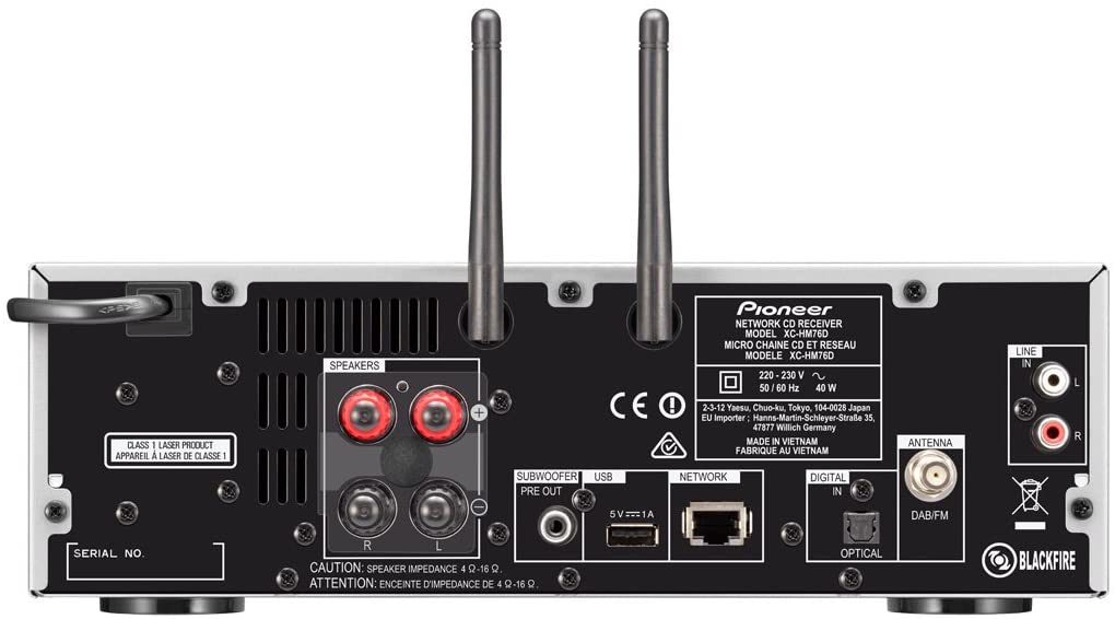 Pioneer X-HM76D schwarz Micro Hifi Anlage