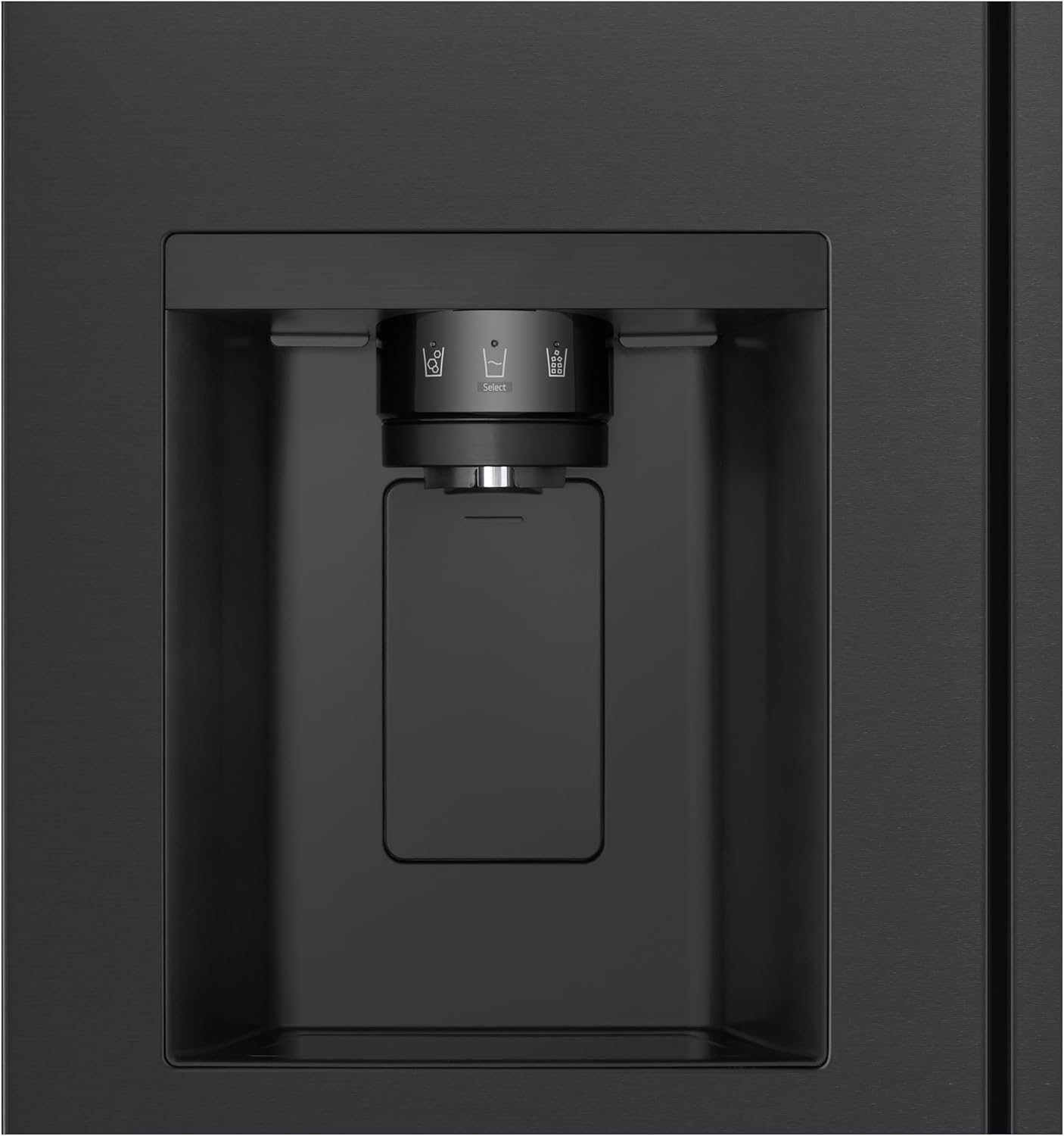 LG GSLC41EPPE Side-by-Side, Smart inverter Compressor, Eis- und Wasserspender, Wassertank,  Freistehend 