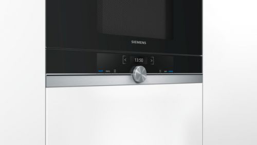 Siemens Ausstellungsstück BF634LGS1 iQ700 Einbaumikrowelle -  Garraum 21 Liter - 900 Watt