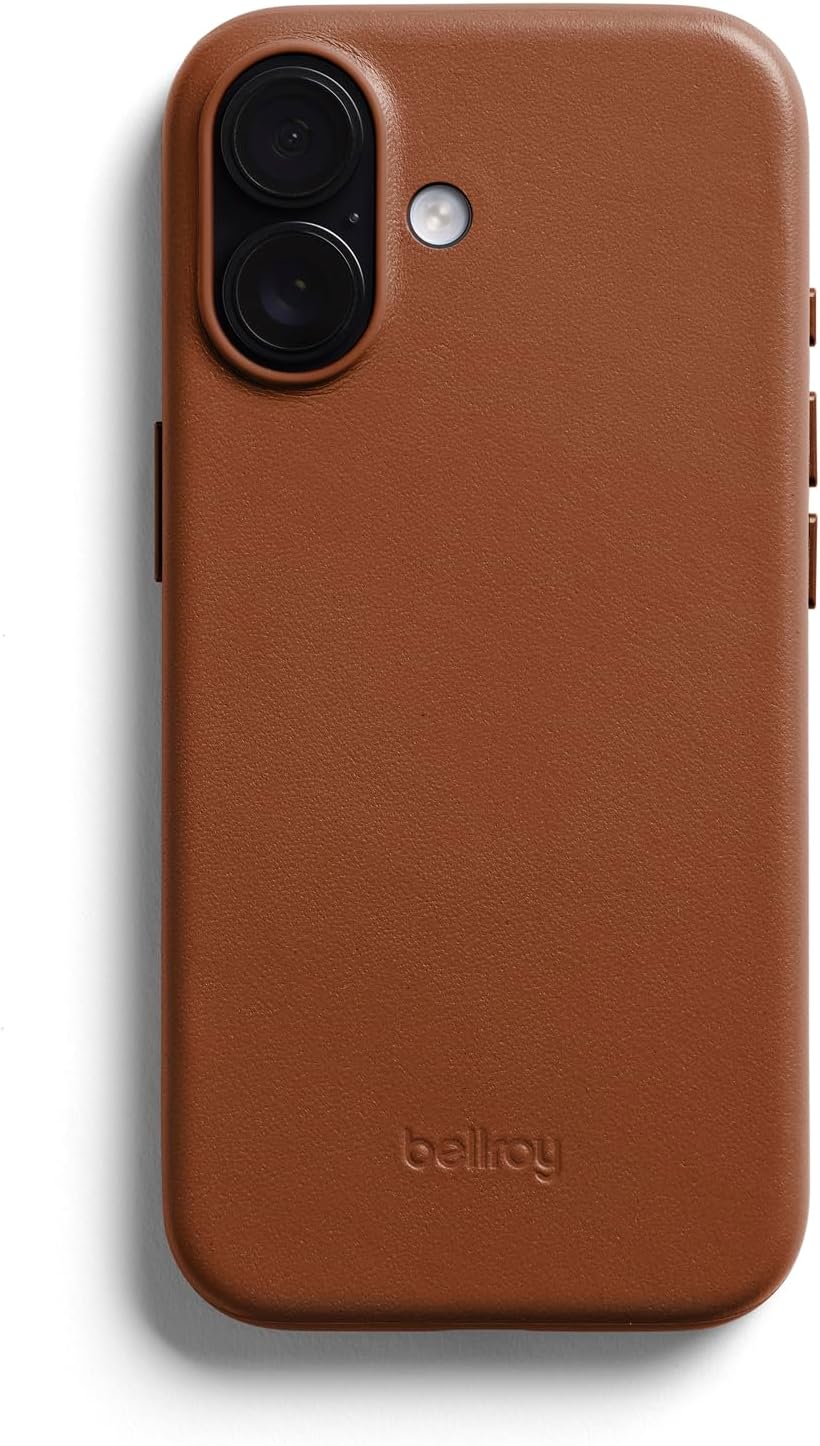 Bellroy Phone Case für iPhone 17 (Handyhülle aus Leder) - Rust
