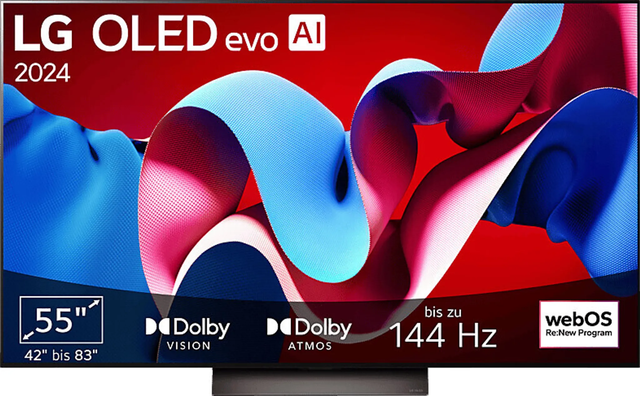 LG OLED48G59LS 4K OLED evo Gallery Design mit Standfuß 48 Zoll TV