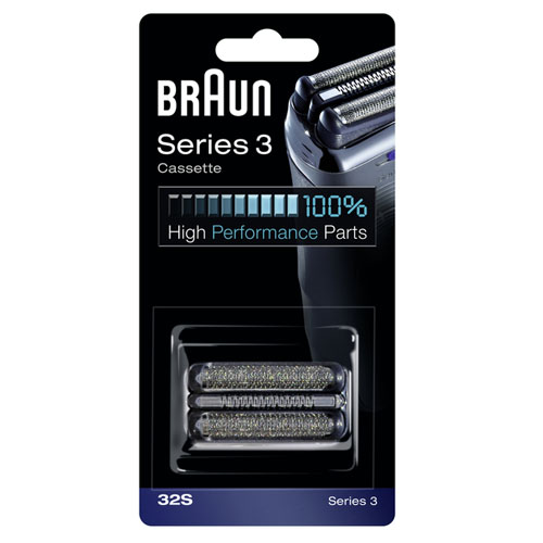 Braun Series 3 - 32S Kombipack -  Scherkopfkassette für Braun Rasierer Serie 3
