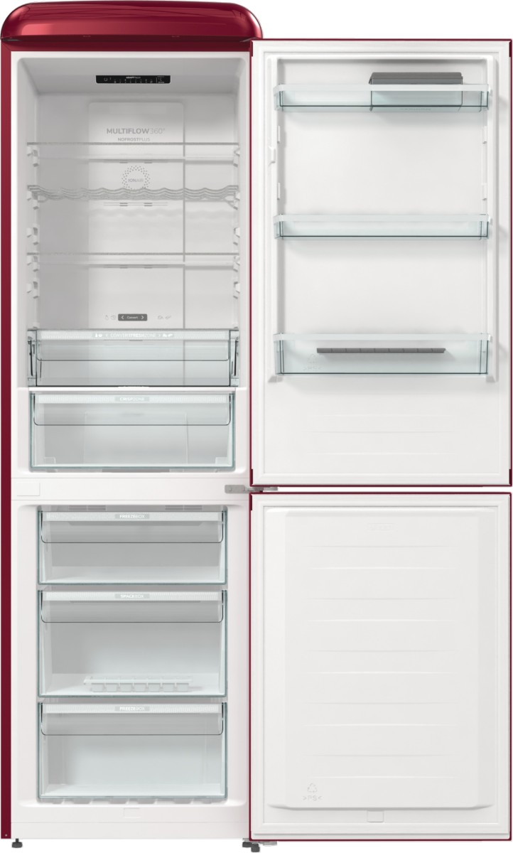 Gorenje ONRK619DR Kühl-Gefrier-Kombination Burgundy Rechts Gorenje ONRK619DR Kühl-Gefrier-Kombination Burgundy Rechts