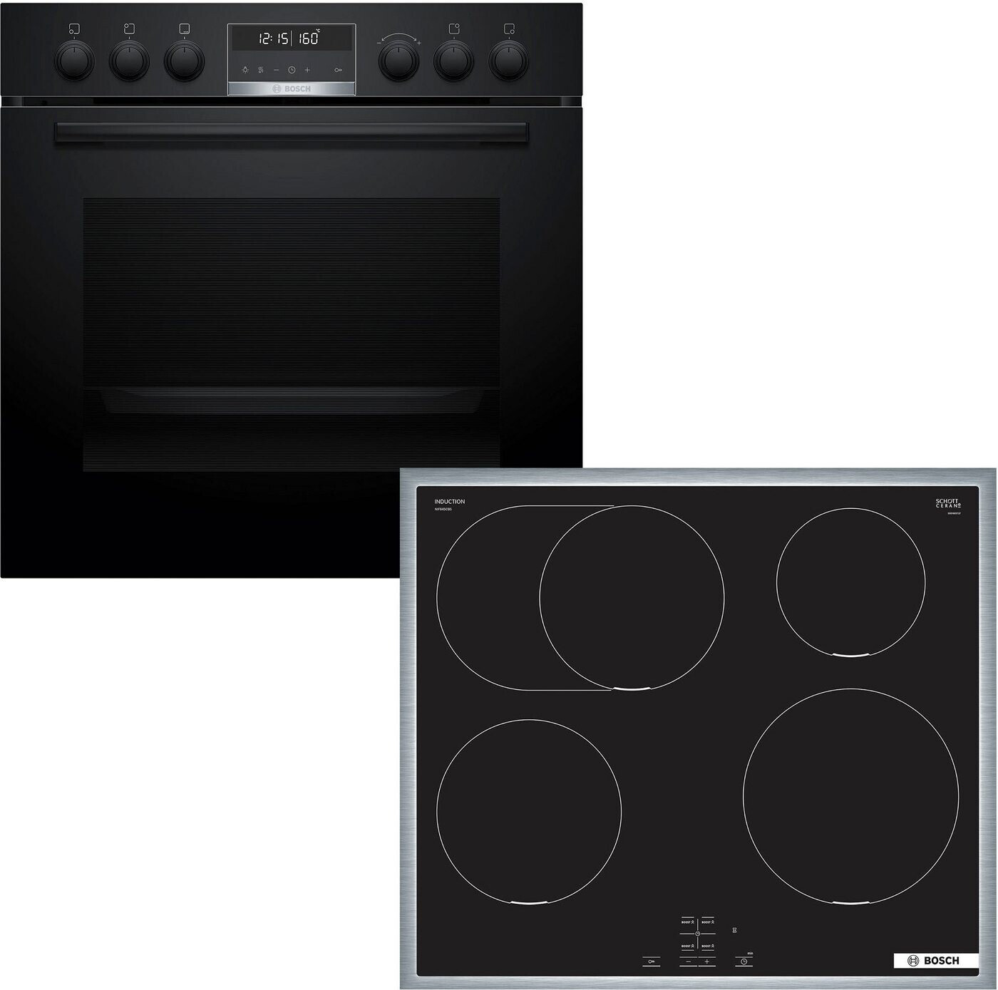 Bosch HND675LS62 (HEG578BB4 + NIF645CB5E) Einbauherd-Set