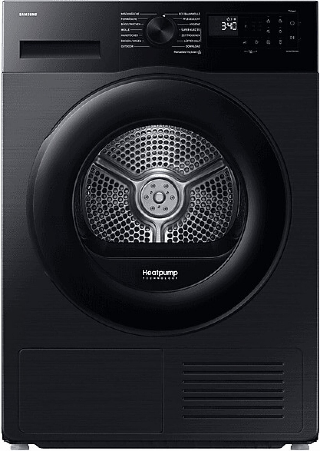  Samsung DV90DG52A0AB/EG Wärmepumpentrockner, 9 kg, schwarz