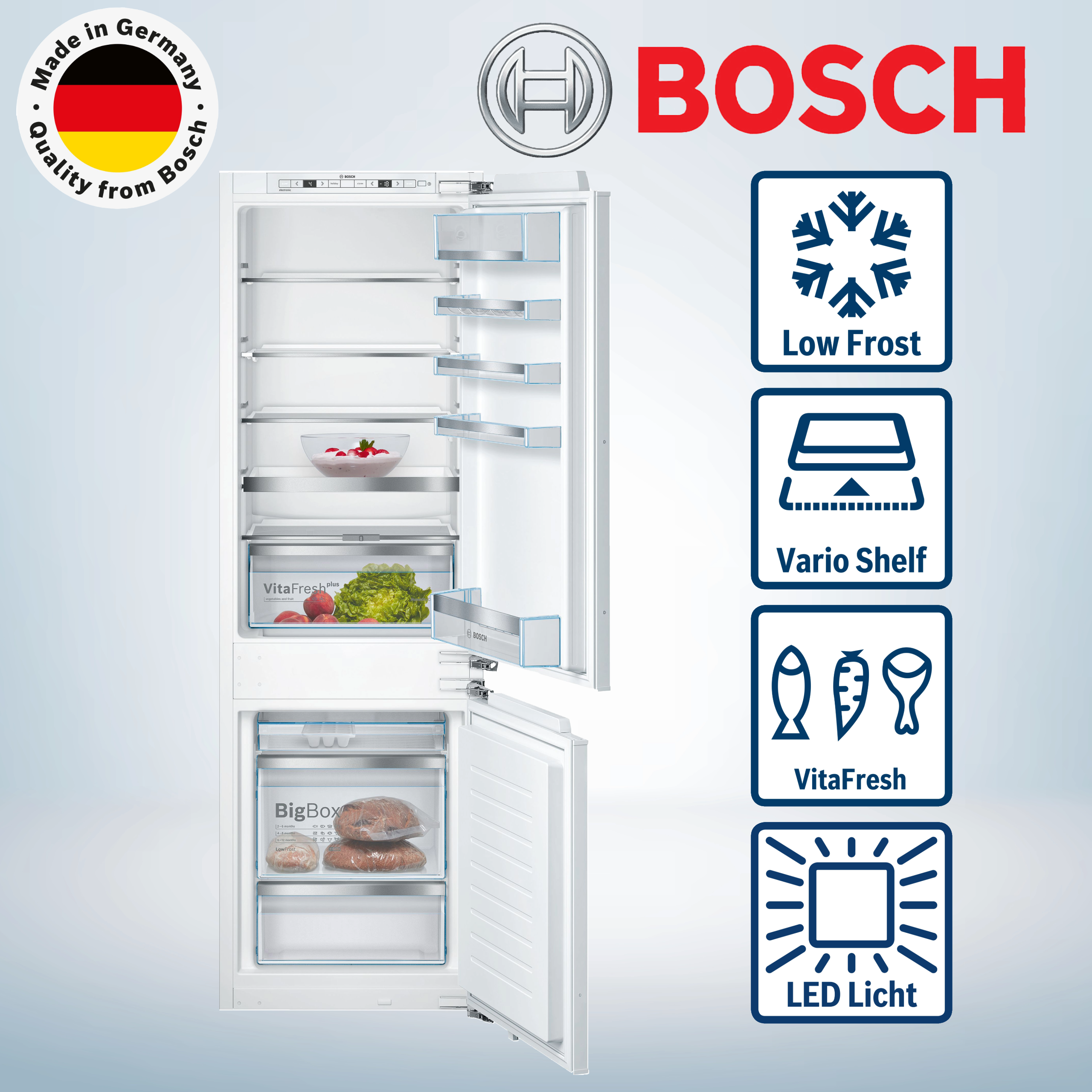 Bosch KIS86AFE0  Kühl-Gefrierkombination