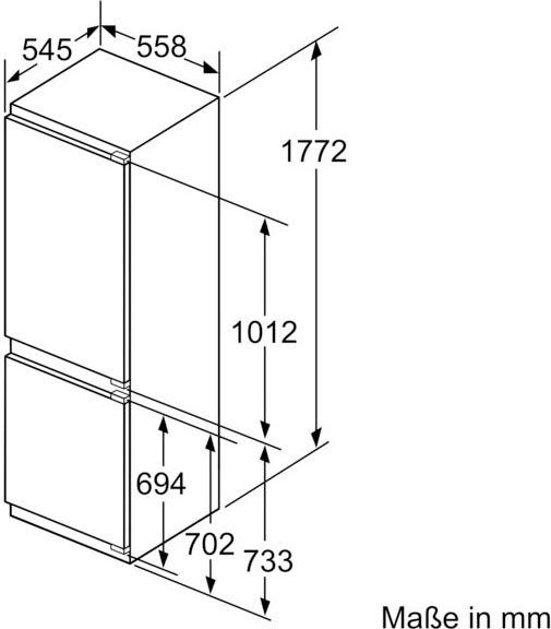 Bosch KIS86AFE0  Kühl-Gefrierkombination
